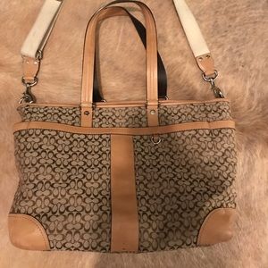 Coach Multipurpose Diaper or Work/Lap Top bag.